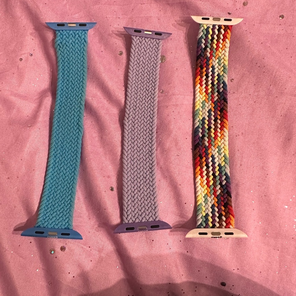 3 Apple Watch Solace bands size Medium (42/44/45/49mm)
